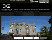 Tablet Screenshot of donnington-grove.com